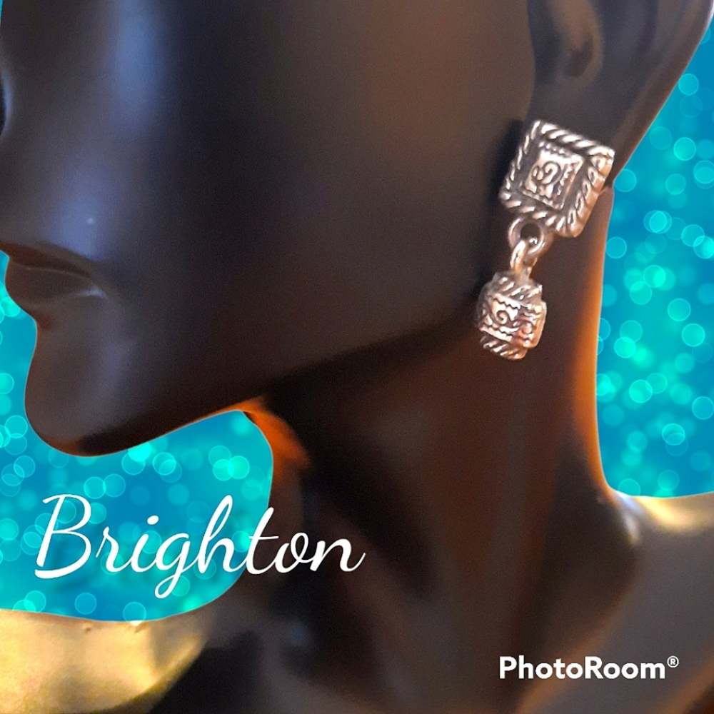 Brighton Silver Dangle Post Earrings - image 1